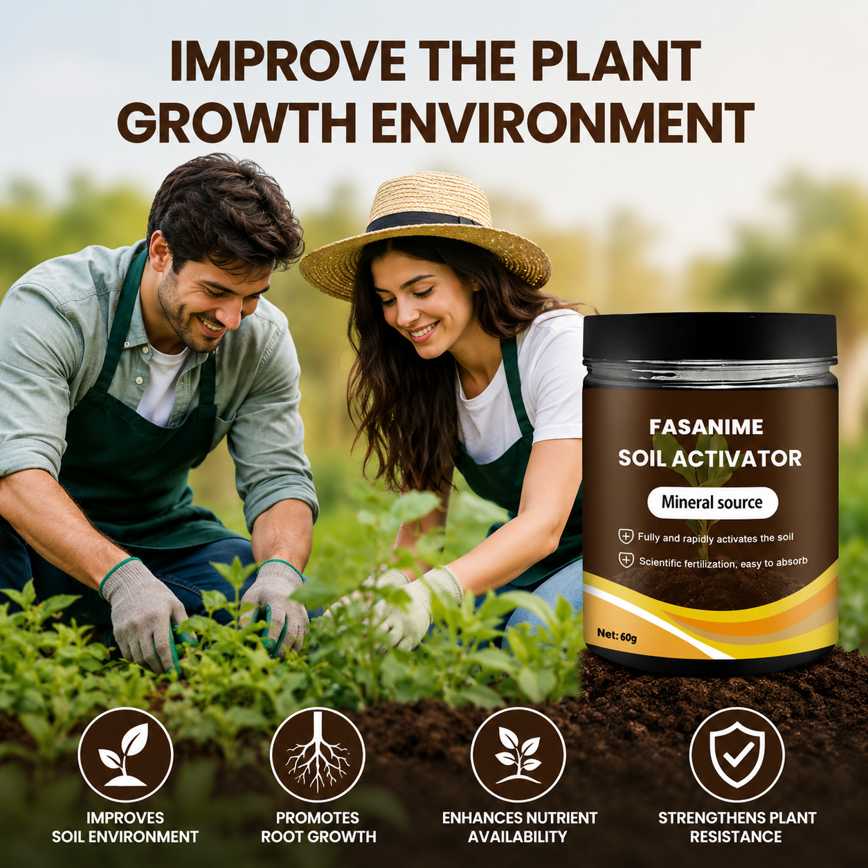Soil Activator - Buy 1 Get 1 Free ( Today 50 % Off )